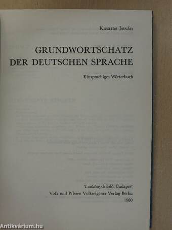 Grundwortschatz der deutschen Sprache