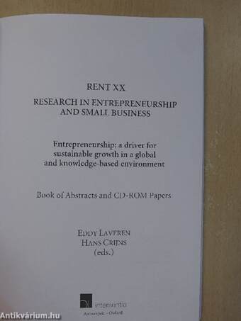 Rent XX Research in Entrepreneurship and Small Business