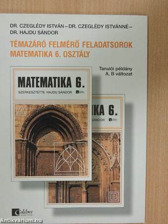 Témazáró felmérő feladatsorok - matematika 6. osztály