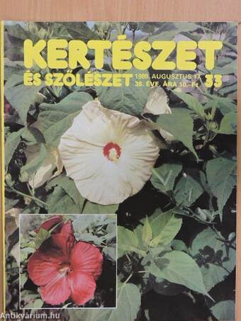 Kertészet és Szőlészet 1989. augusztus 17.