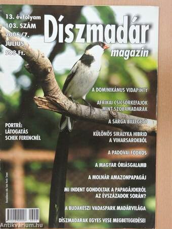 Díszmadár magazin 2006. július