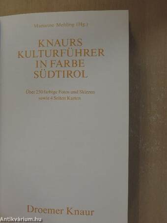 Knaurs Kulturführer in Farbe Südtirol