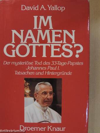 Im namen gottes?