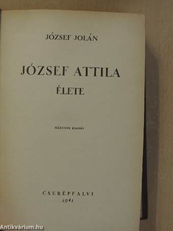 József Attila élete