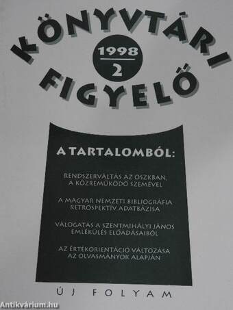 Könyvtári Figyelő 1998/2