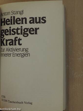 Heilen aus geistiger Kraft