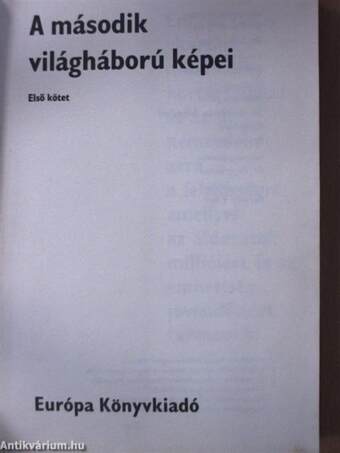 A második világháború képei 1. (töredék)