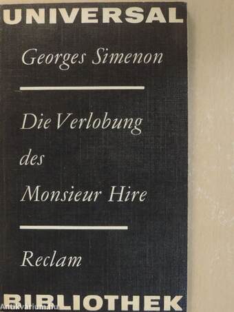 Die Verlobung des Monsieur Hire