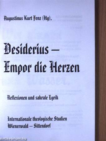 Desiderius - Empor die Herzen