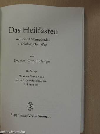 Das Heilfasten