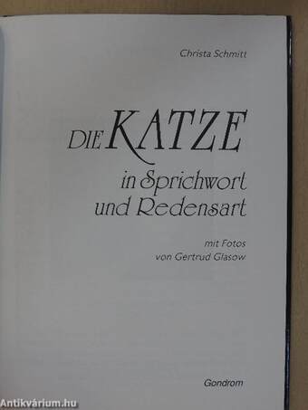 Die Katze in Sprichwort und Redensart