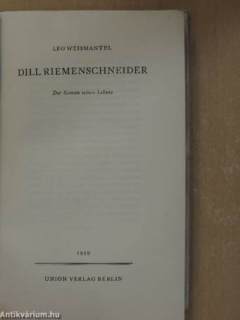 Dill Riemenschneider