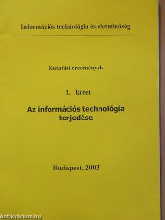 Az információs technológia terjedése I.