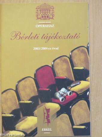 Bérleti tájékoztató 2003/2004-es évad