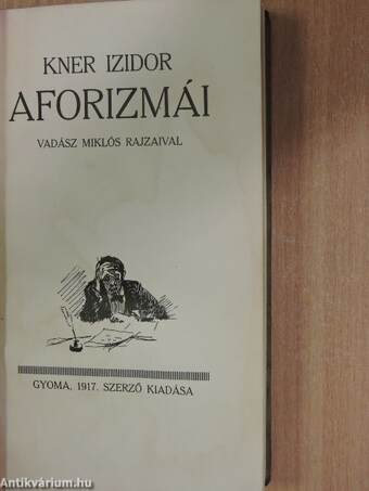 Kner Izidor aforizmái (rossz állapotú)