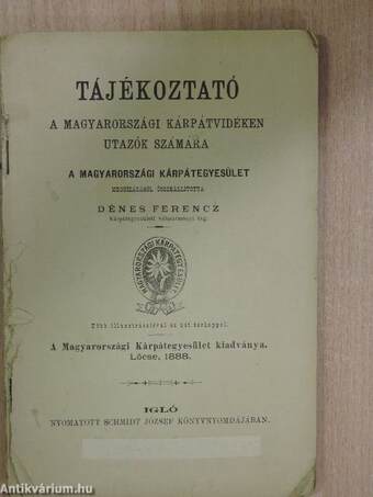 Tájékoztató a magyarországi Kárpátvidéken utazók számára (rossz állapotú)