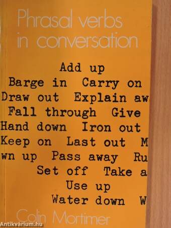 Phrasal verbs in conversation