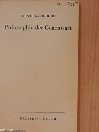 Philosophie der Gegenwart