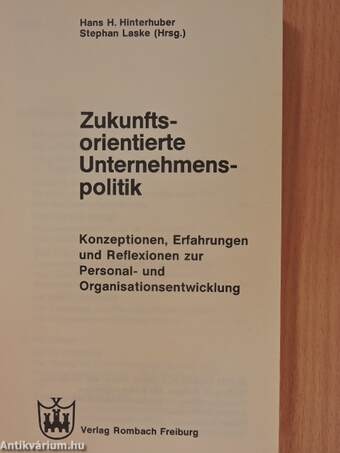 Zukunfts-orientierte Unternehmens-politik