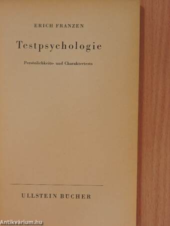 Testpsychologie