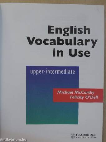 English Vocabulary in Use - Upper-intermediate