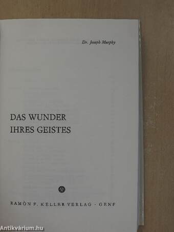 Das Wunder Ihres Geistes