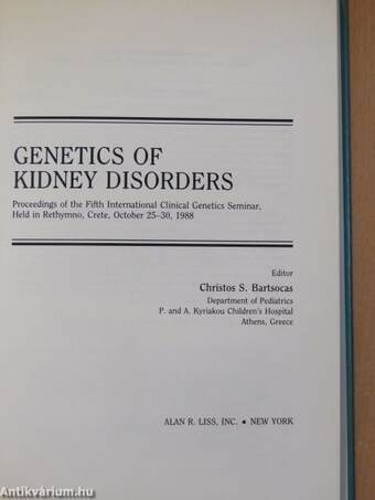 Genetics of kidney disorders