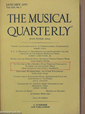 The Musical Quarterly January 1979