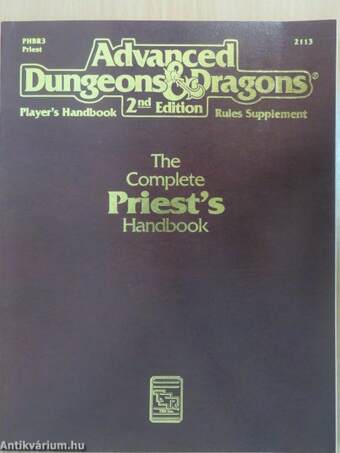 Advanced Dungeons & Dragons - The Complete Priest's Handbook