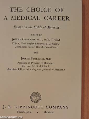 The Choice of a Medical Career