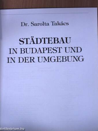 Städtebau in Budapest und in der Umgebung