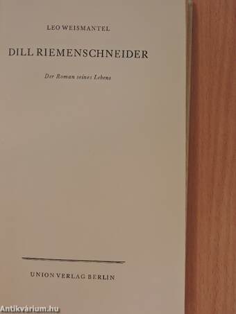 Dill Riemenschneider