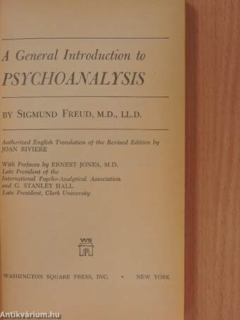 A General Introduction to Psychoanalysis