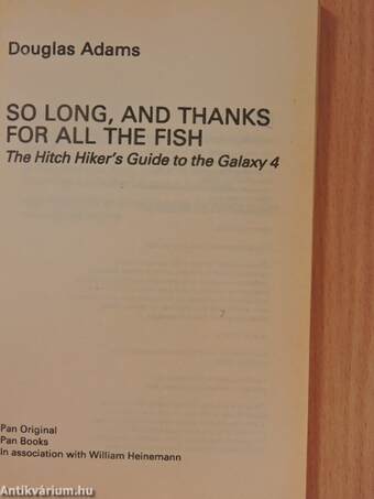 So long, and thanks for all the fish