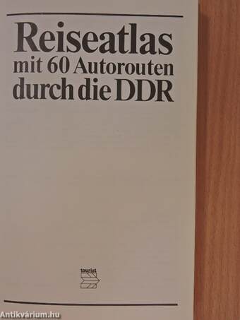 Reiseatlas mit 60 Autorouten durch die DDR