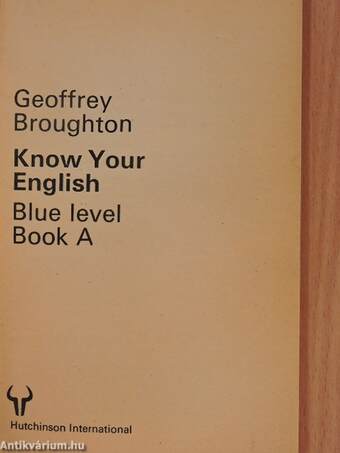 Know Your English - Blue Level Book A