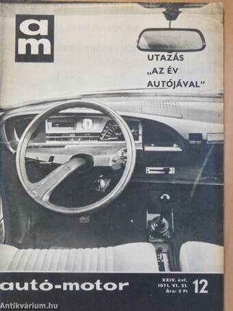 Autó-Motor 1971. június 21.