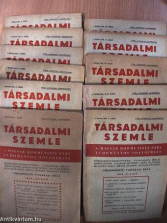 Társadalmi Szemle 1946. január-december