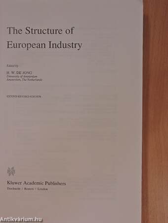 The Structure of European Industry