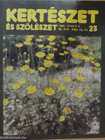 Kertészet és Szőlészet 1989. június 8.