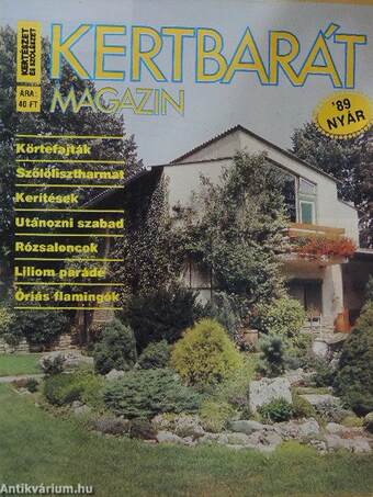 Kertbarát Magazin 1989. nyár