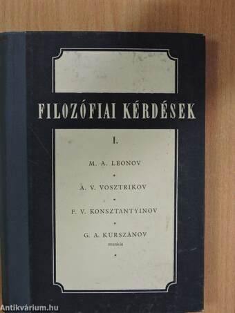 Filozófiai kérdések I-III.