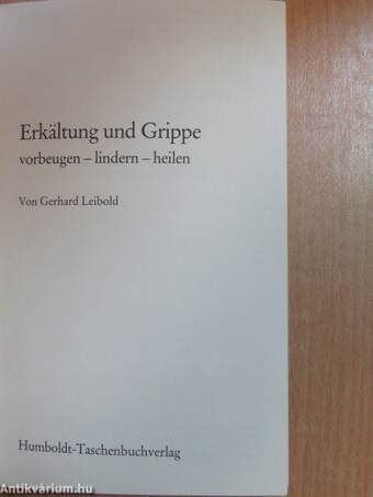 Erkältung und Grippe