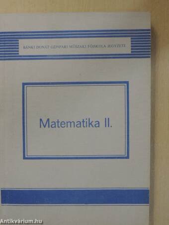 Matematika II.