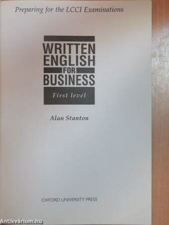 Written English for Business 1