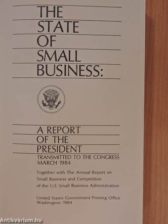 The State of small business March 1984