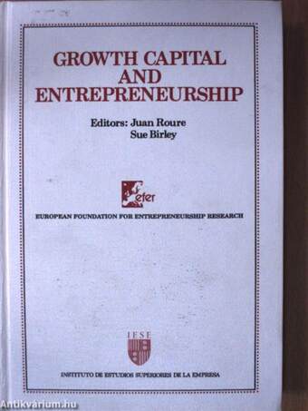 Growth capital and entrepreneurship