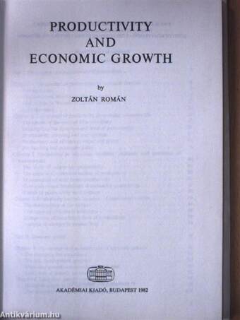 Productivity and economic growth