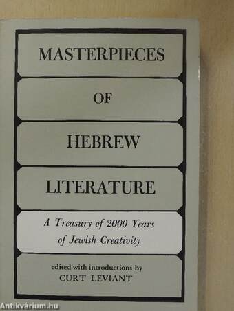 Masterpieces of Hebrew Literature