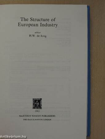 The Structure of European Industry